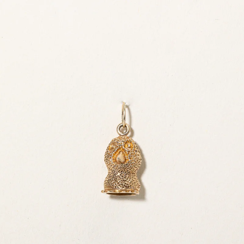 10k Yellow Gold Bird Charm