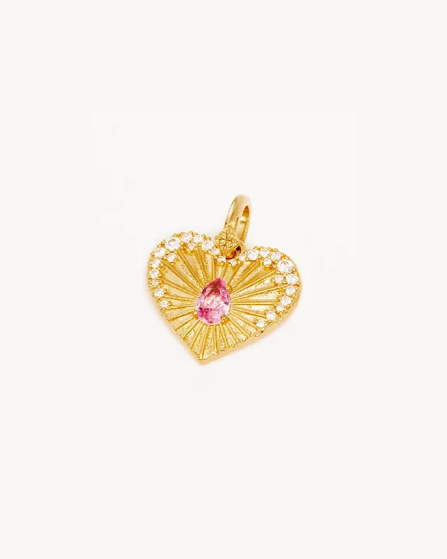 18k Gold Vermeil Connect With Your Heart Annex Link Pendant