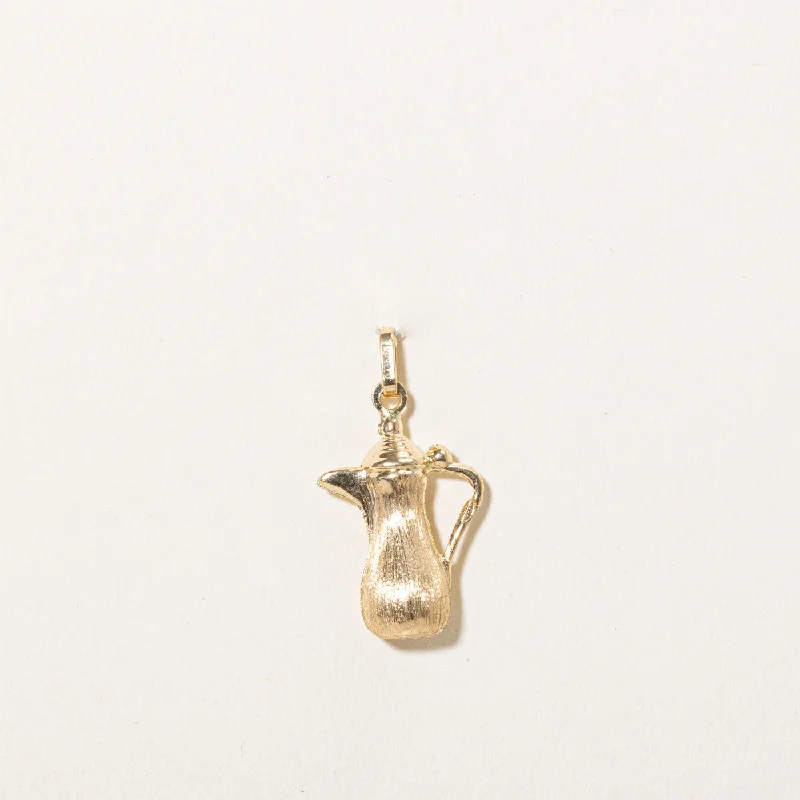 18k Yellow Gold Pitcher Charm