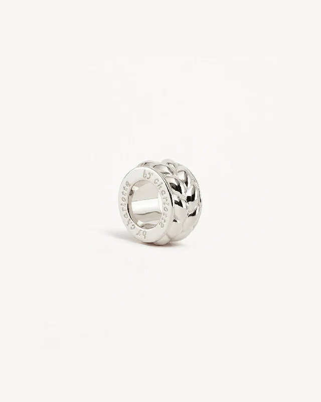 Sterling Silver Intertwined Petal Charm