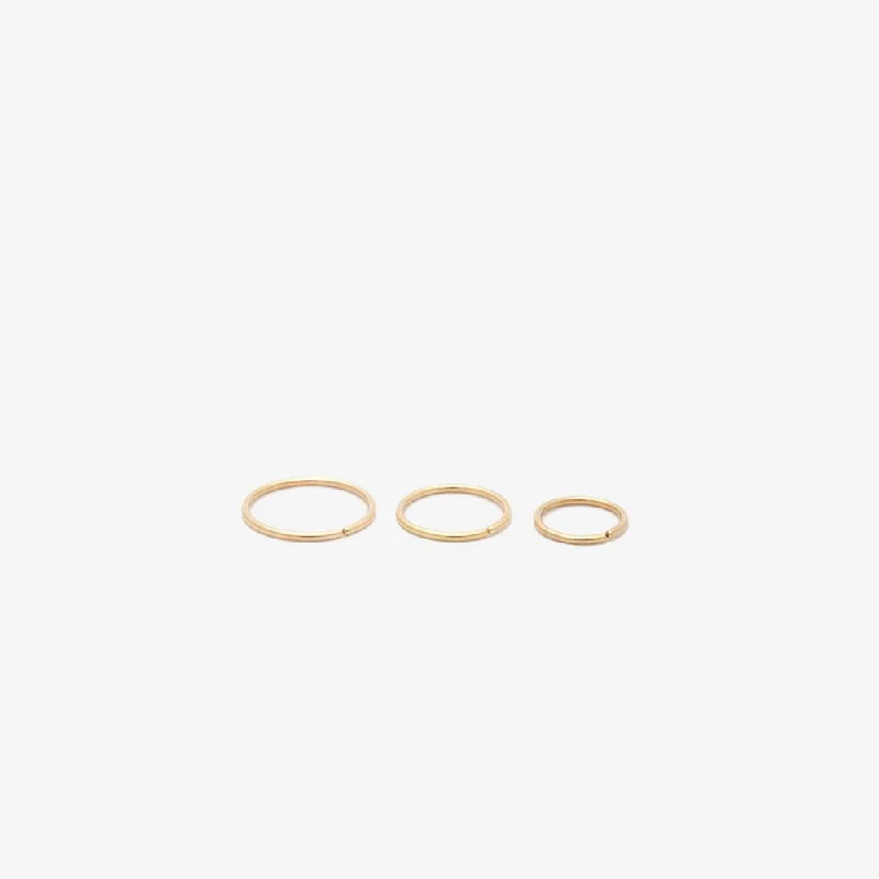 Jack & G 14k Gold Huggie Hoops