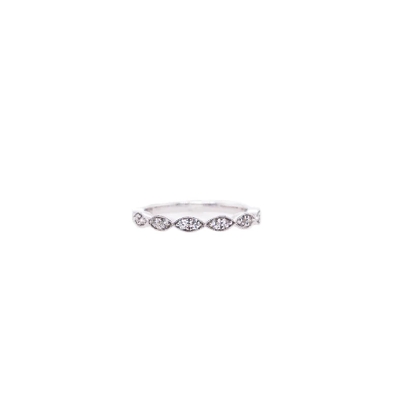 0.20ct Marquise-Style Diamond Band