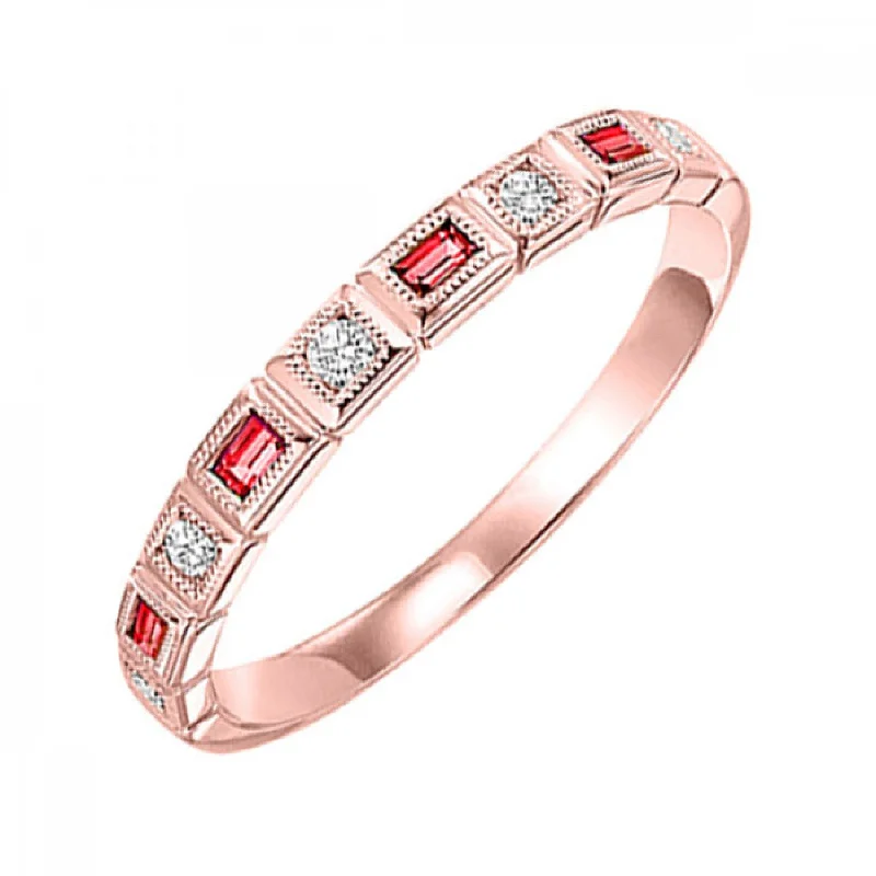 10KR Ruby Band | Stackable Ring