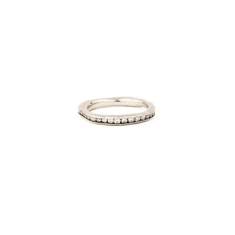 Platinum Diamond Eternity Channel Set Ring