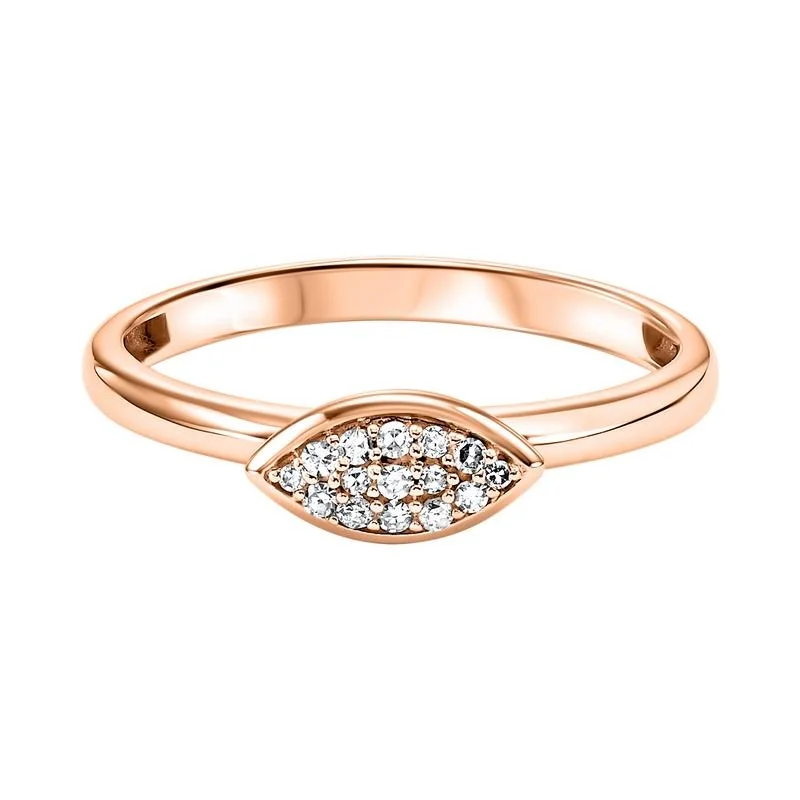 10KR Diamond Band 1/12CTW | Stackable Ring