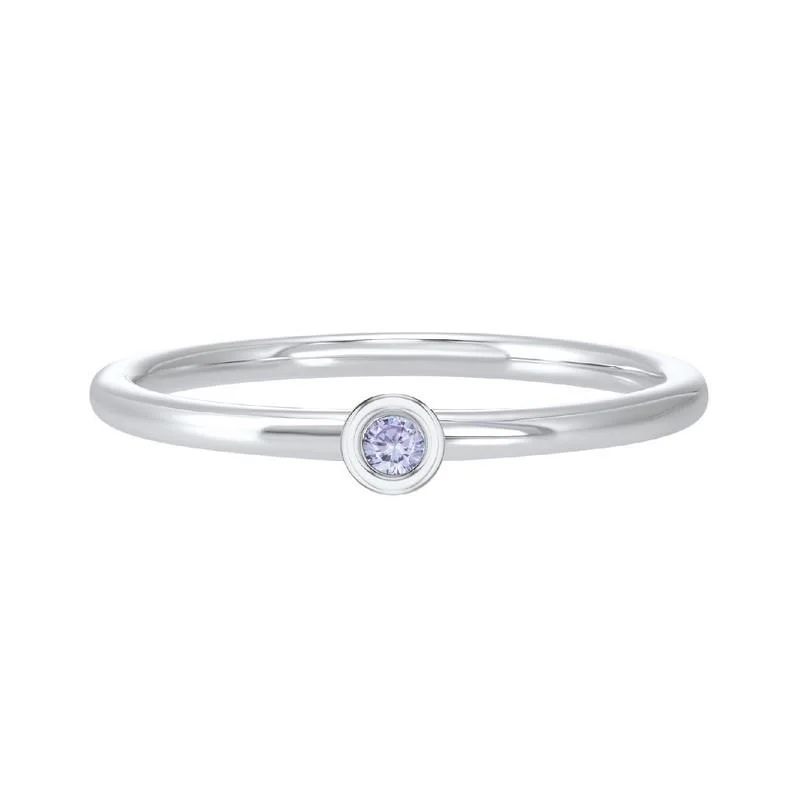 10KW Alexandrite Band | Stackable Ring