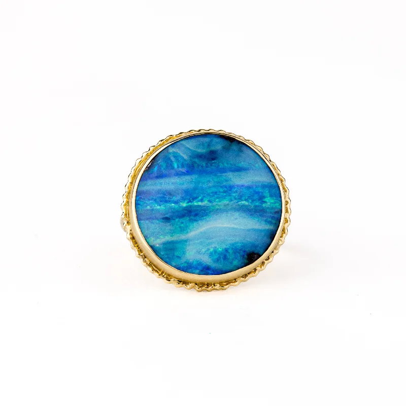 Round Boulder Opal