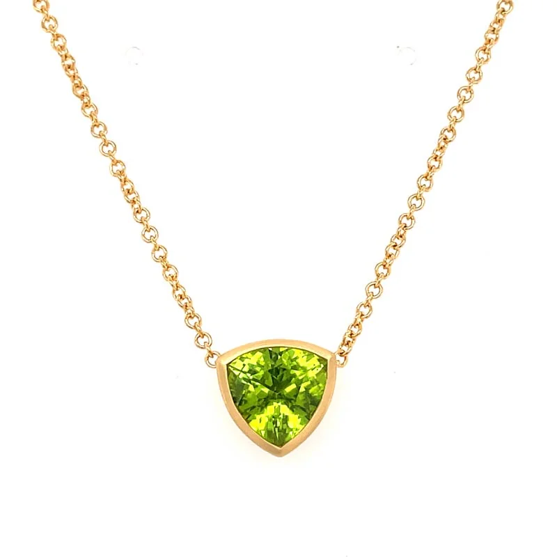 Kimberly Collins Triangular Peridot Pendant