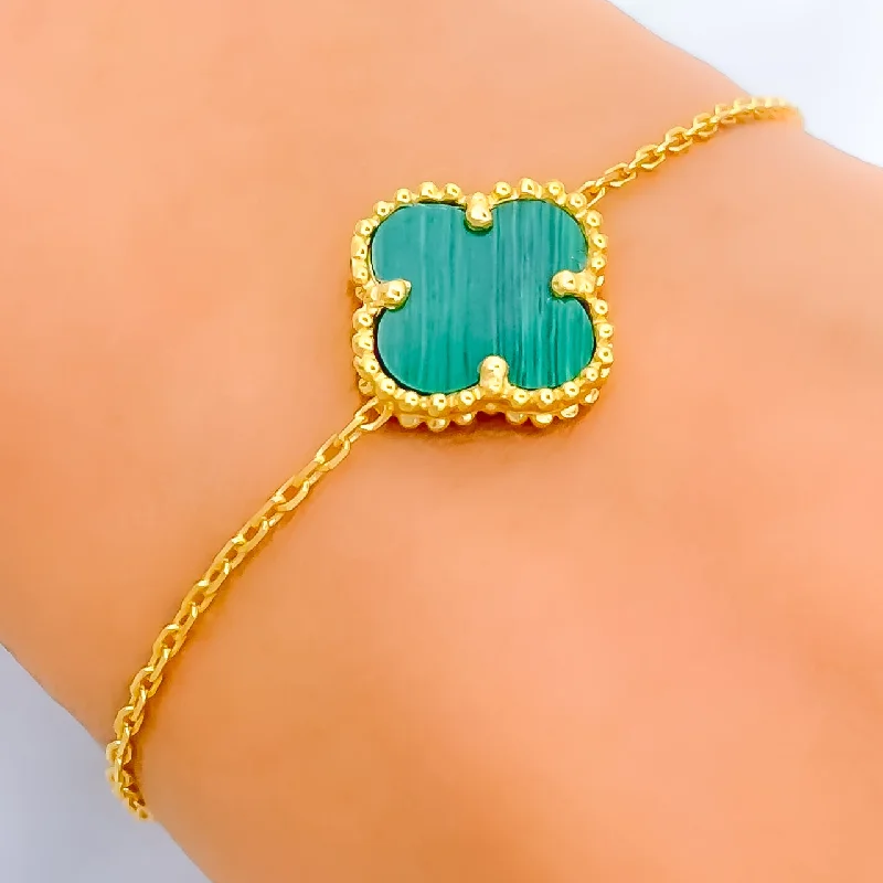 Ethereal Charming 21k Gold Bracelet