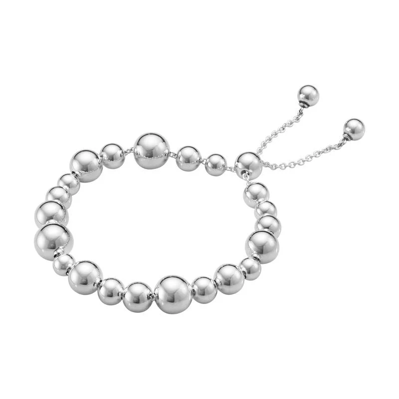 Moonlight Grapes Full Silver Bracelet