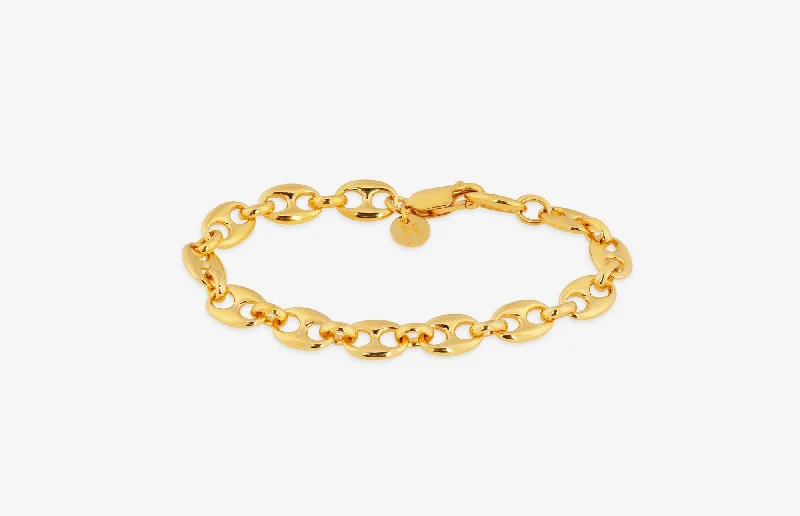 IX Constantine 22K Gold Plated Bracelet