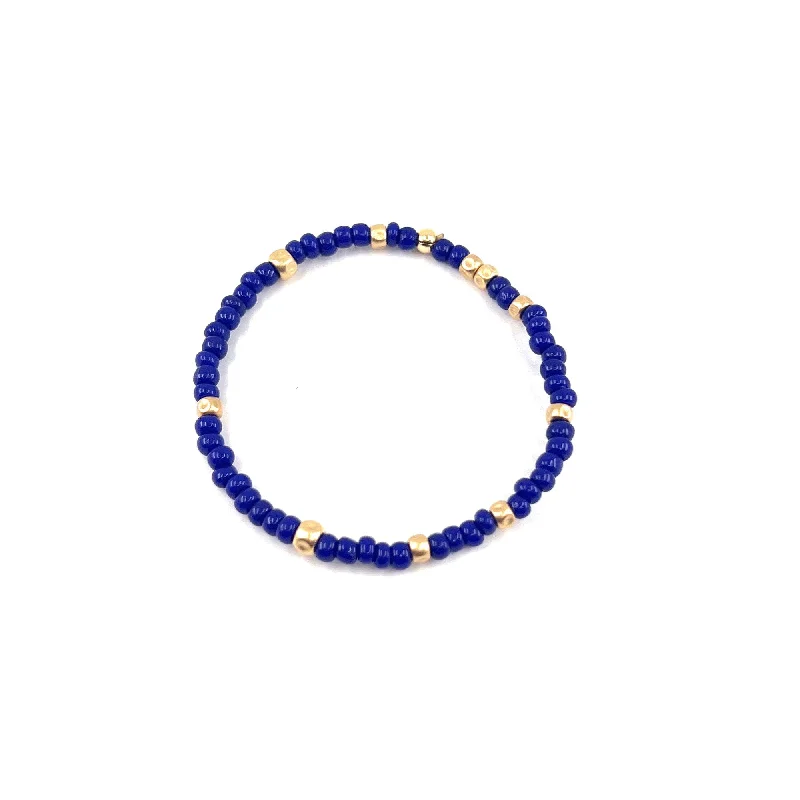 Ona Blue 14K Goldfilled Bracelet w. Gemstones