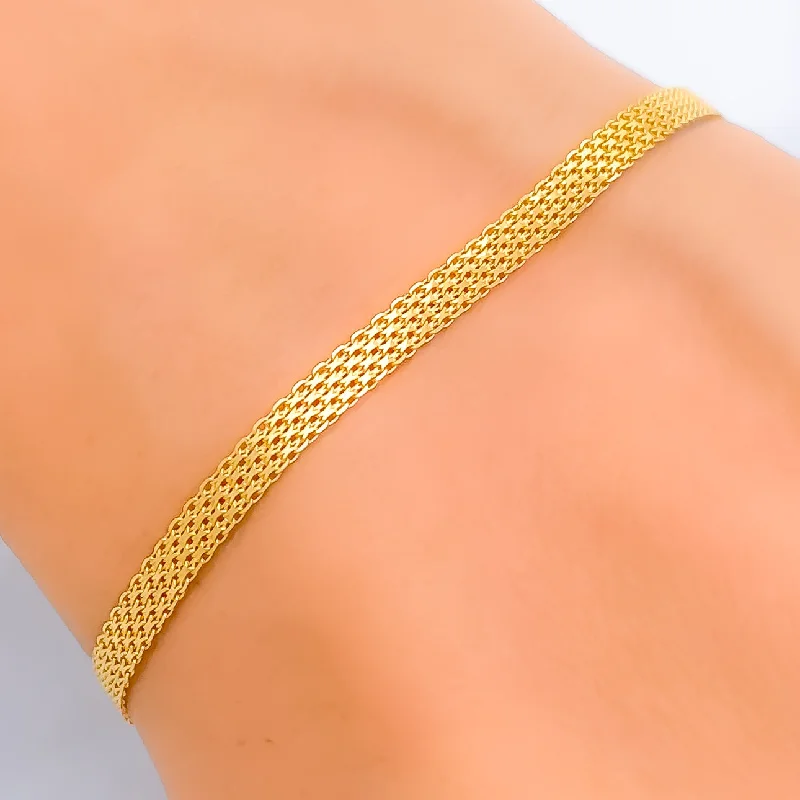 Vibrant Versatile 22K Gold Bracelet