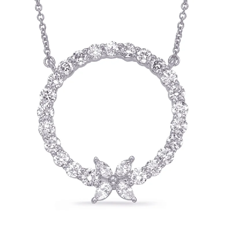 White Gold Diamond Necklace