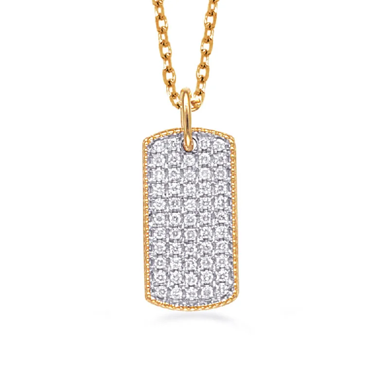 Yellow Gold Diamond Necklace