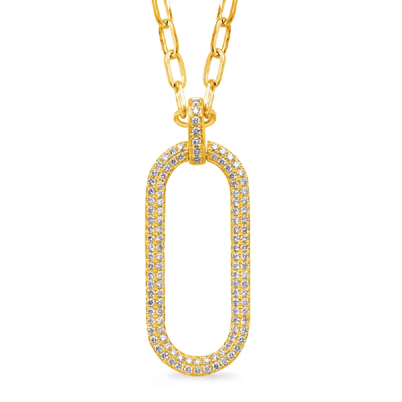 Yellow Gold Diamond Necklace